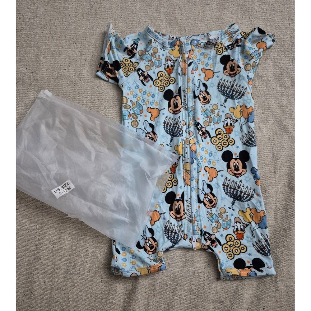 Mickey mouse hanicka bamboo shortie size 6-12M months